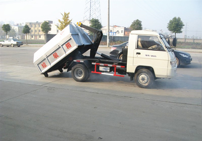 浙江地区厂家直销4方勾臂垃圾车高清细节图鉴赏——湖北程力专用汽车