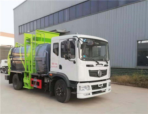 国六清洁能源餐厨垃圾车产品参数介绍——液化天然气（LNG）动力油罐式车型